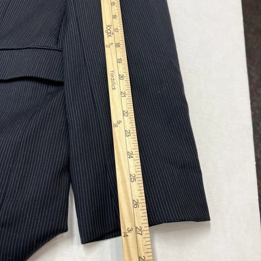 Joe‎ Joseph Abboud Blazer Mens 42L 100% Wool Blue Pin Stripe Jacket Sport Coat